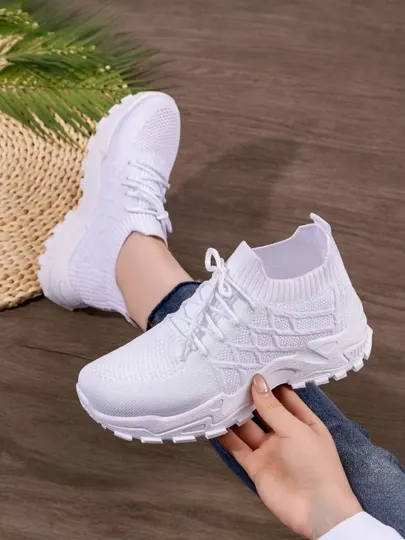Кроссовки Zwalk EasyWalk спортивные, на шнуровке, кроссовки-носки летние дышащие