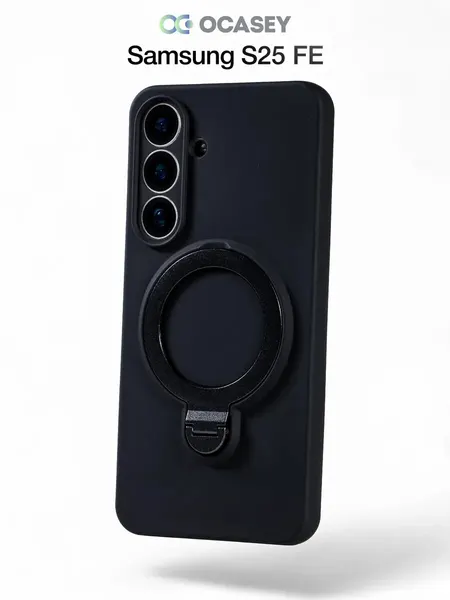 Чехол О'кейси, для Samsung Galaxy S25 FE , защита камеры, черный