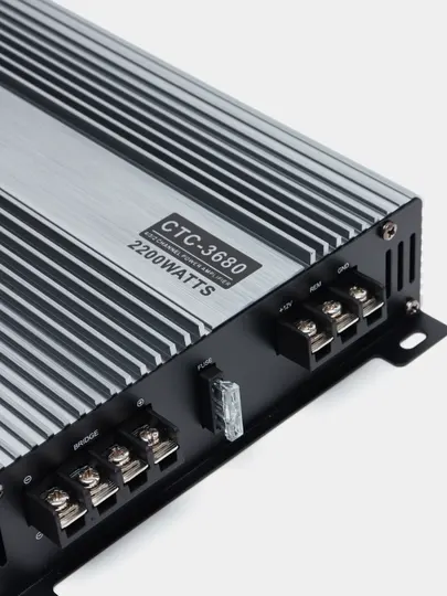 Автомобильный усилитель CTC-3680 4-канальный 2200W для сабвуфера мощный