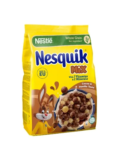 NESQUIK MIX Готовый шоколадный завтрак, обогащенный витаминами и минеральными веществами, 225 г