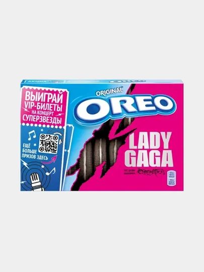 Печенье Oreo, с какао и начинкой с ванильным вкусом, 228 г