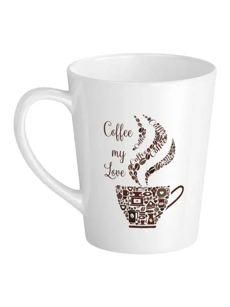 Luzimuzi Кружка Латте Coffee my love для чая для кофе