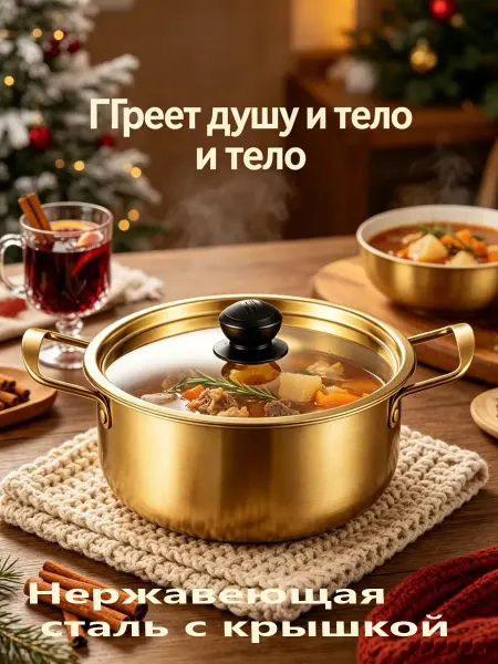 Набор сковородок с антипригарным покрытием и крышкой