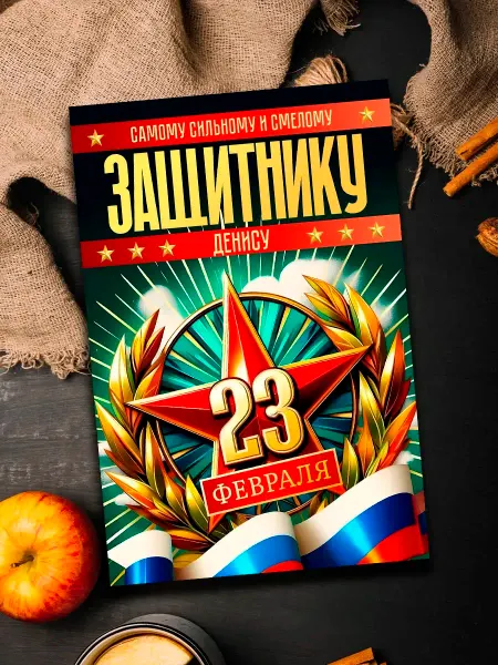 Podarkoz Магнит Денису на 23 февраля
