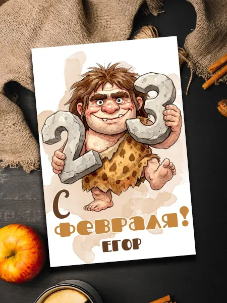 Podarkoz Открытка Егор с 23 февраля