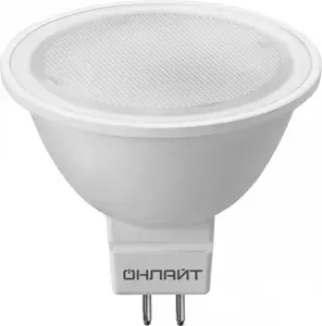 Светодиодная лампа ОНЛАЙТ OLL-MR16-7-230-4K-GU5.3 отражатель, GU5.3 4000К 7Вт 230В 525Лм, 71641 / лампочка led