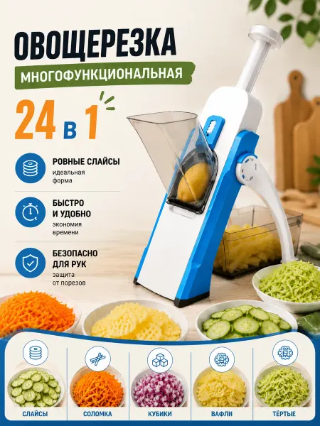 Овощерезка многофункциональная ручная