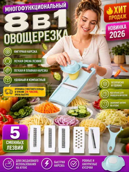 Овощерезка ручная многофункциональная