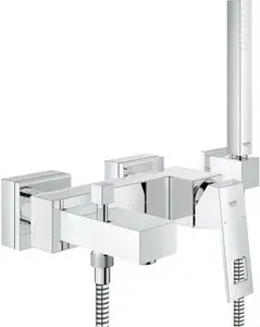 Grohe 23141000 Eurocube Смеситель для ванны с душевым гарнитуром, хром