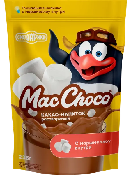Какао-напиток растворимый MACCHOCO с маршмеллоу, 235г