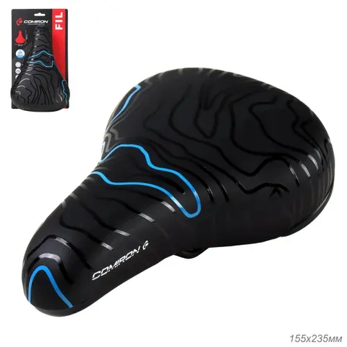 Седло велосипедное детское COMIRON N964B 235x155, велоседло, спортивное