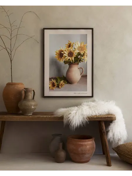 Onllyart Постер 21x30 подсолнухи натюрморт