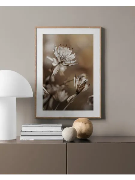Onllyart Постер 21x30 сухоцветы коричневого цвета