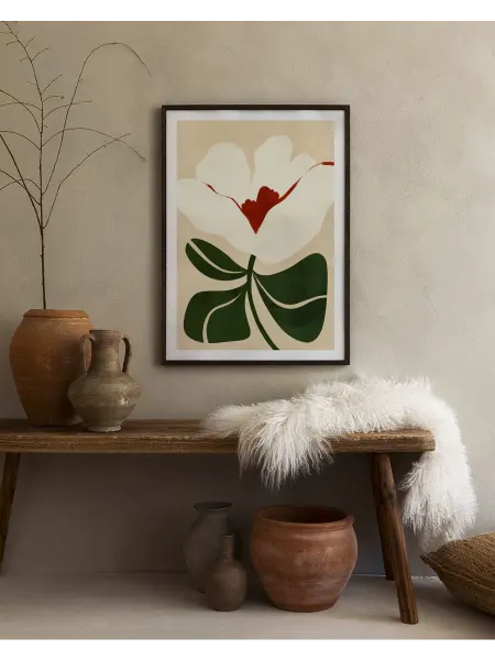 Onllyart Постер 30x40 Иллюстрированный цветочный