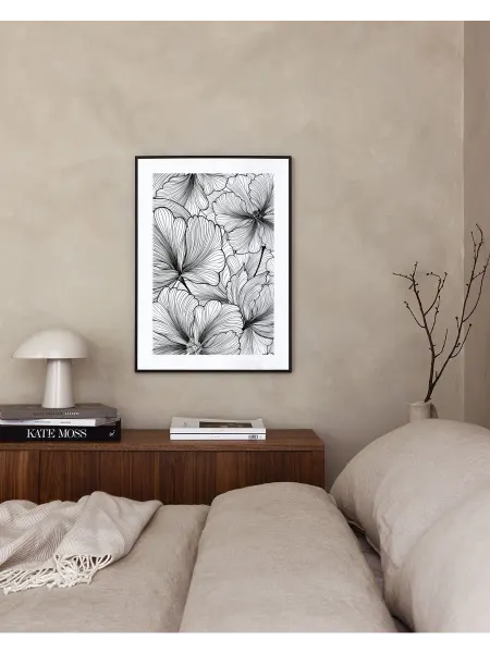 Onllyart Постер 30x40 цветочный узор