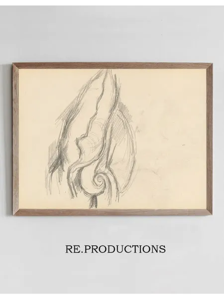 Re.productions Постер Cushion of an Armchair - Paul Cézanne