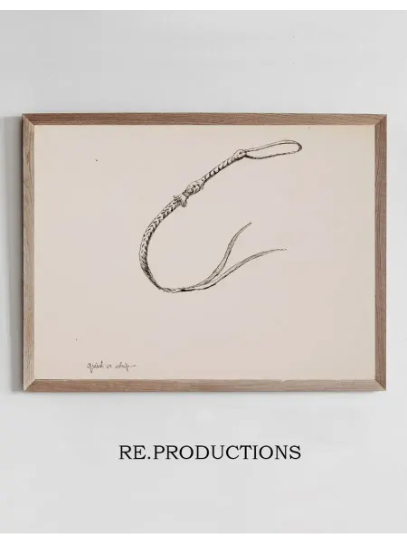 Re.productions Постер Quirt or Whip - Frederic Remington
