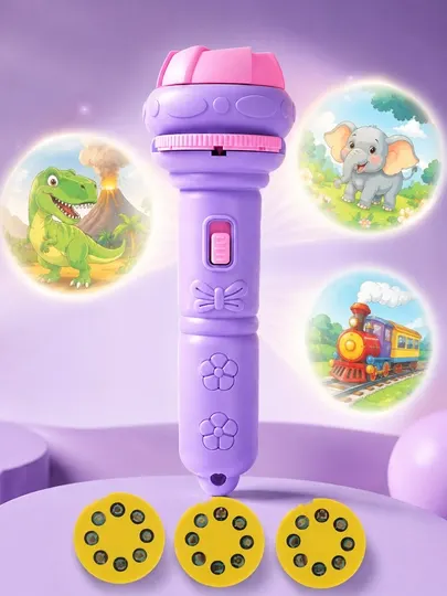 Игрушка - для детей, фонарик, 3 флэш - карт, 24 изображений