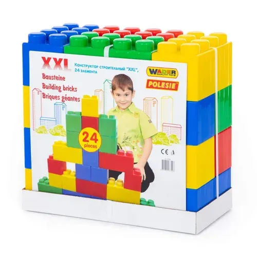 Пластиковый конструктор Полесье XXL, 24 элемента, 3+, 37503