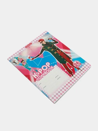 Тетрадь школьная ученическая ErichKrause K-POP, 24 листа, клетка 58261 q0000053679