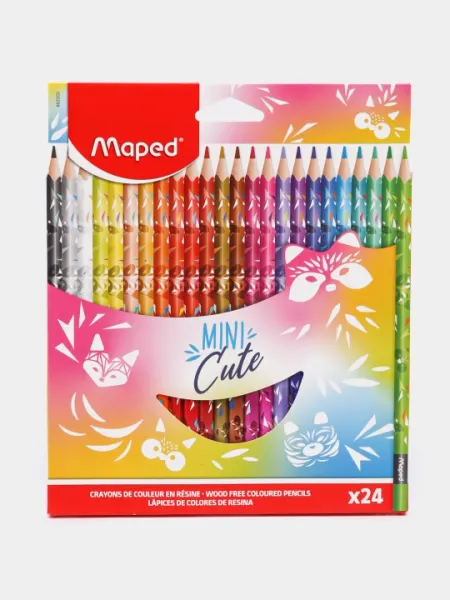 Цветные карандаши Maped Mini Cute, 24 цвета, 862203 q0000017112