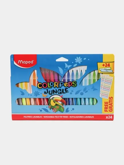 Цветные карандаши Maped Color’Peps, 24 цвета