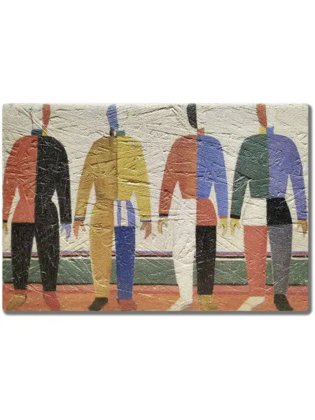 WoodArtStore Картина интерьерная Малевич "Спортсмены" 24х30см