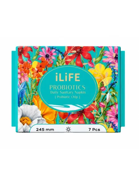 Ежедневные женские прокладки iLIFE Probiotics, 245 мм