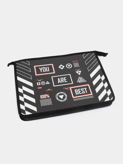 Папка для тетрадей Hatber "Спорт-шик", Пластиковая, А4, 245х340х40 мм, AMc_22036
