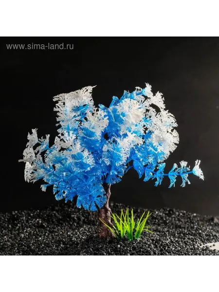 Искусственное растение для аквариума 24x21 см