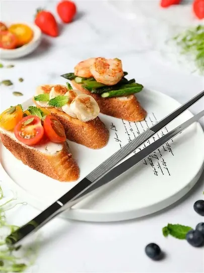 Пинцет кухонный для рыбы, щипцы кулинарные, 25 см