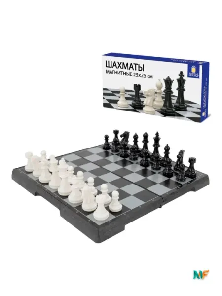 Шахматы магнитные, пластиковые, доска 25*25см, ЗОЛОТАЯ СКАЗКА, 665761