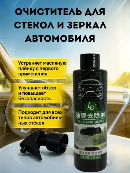 ЛикТи Очиститель для стекл и зеркал для авто