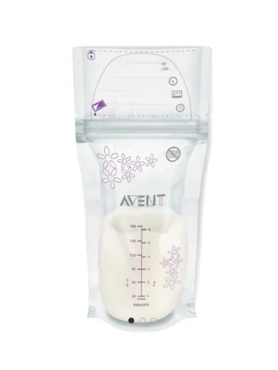 Philips Avent пакеты для хранения грудного молока, SCF603/25, 180 мл, 25 шт, без BPA