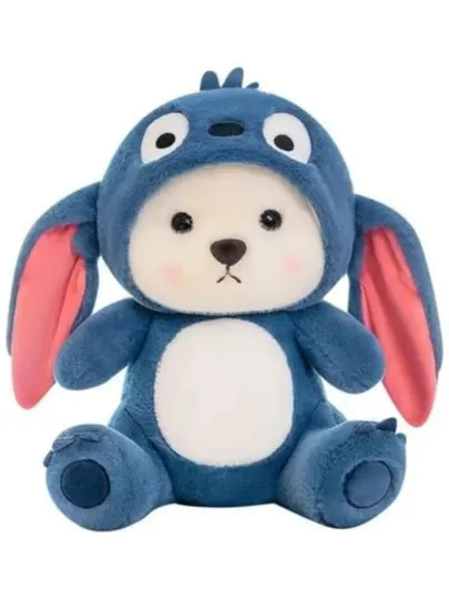 Плюшевая игрушка Teddy — мягкий маленький медвежонок в костюме зверек, 25 см