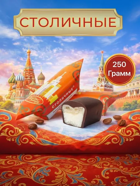 Красный Октябрь Конфеты столичные 250 грамм