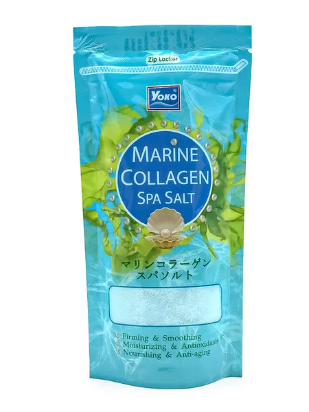 Yoko Скраб для тела солевой с морским коллагеном Marine Collagen Spa Salt, 300 г