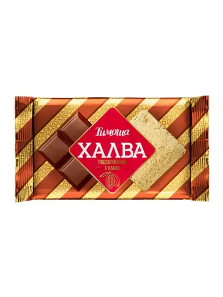 Халва подсолнечная Тимоша с какао, 250г