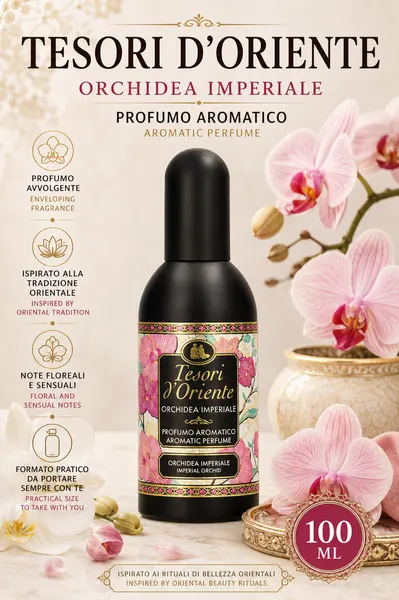 Парфюмерная вода Tesori D'Oriente "Orchidea", 100мл, унисекс, цветочные ноты