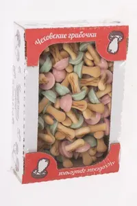 Печенье Чеховские грибочки со вкусом яблока и клубники, 250г
