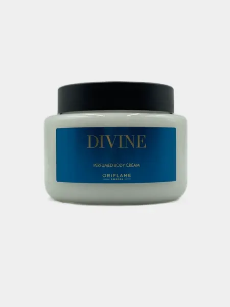 Divine hidli parfumeriyali Tana kremi, muloyim parvarish va uzoq saqlanuvchi hid, 250 ml