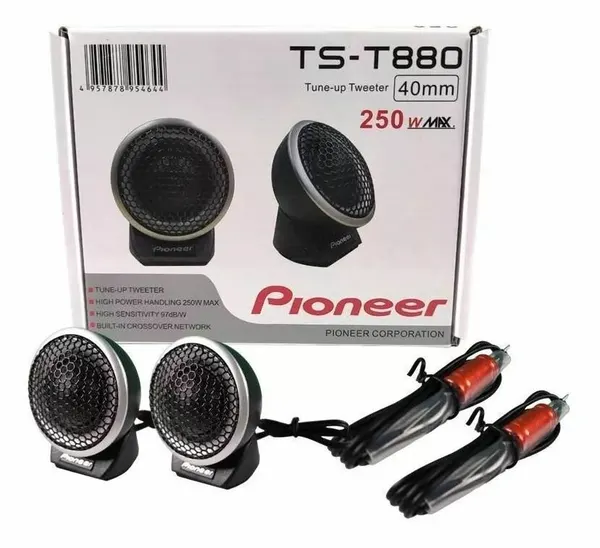 Автомобильные динамики Pioneer TS-T880, Пищалки, Твитеры 250Вт