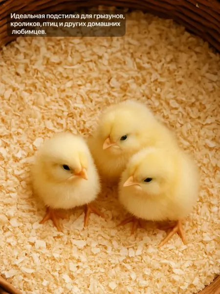 Опилки "Bird shop", для грызунов и кроликов, 250-500 г