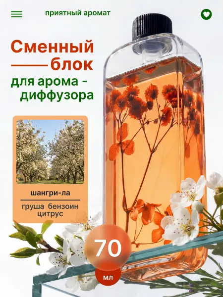 Сменный блок для автоматического аромадиффузора (Шангри ла)