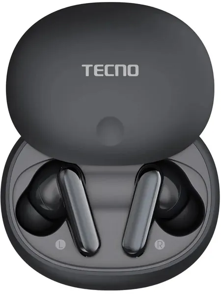 Наушники беспроводные TWS Tecno True 1 Air кремово-белый, активное шумоподавление