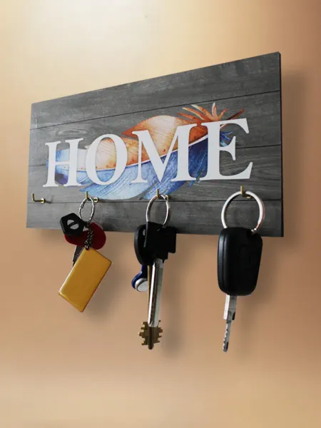 СИМФОНИЯ Ключница настенная HOME деревянная 25х13 см