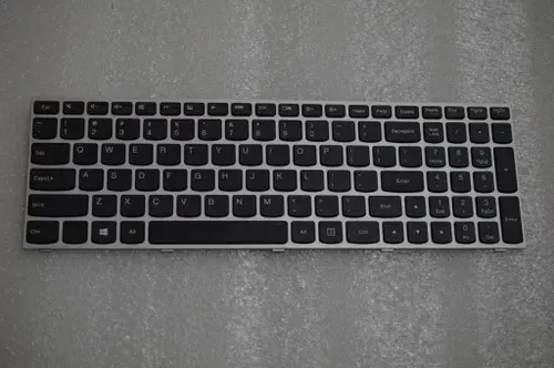 Клавиатура для Ноутбука Lenovo Lenovo500-15ISK раскладка - английская, серая (25215250)