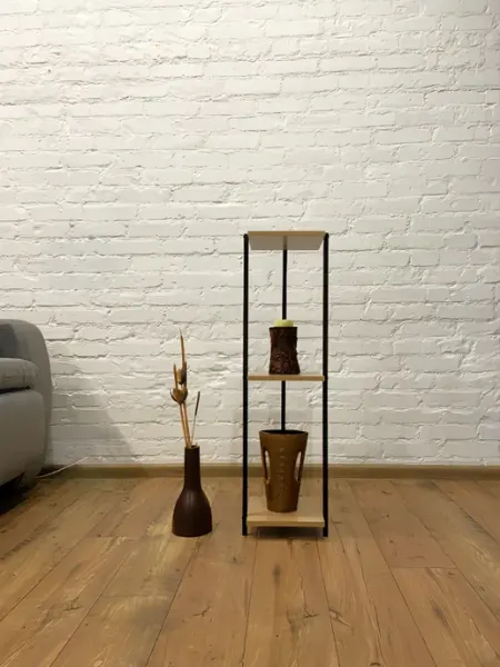 Нет бренда Стеллаж-этажерка 3 секции, полки 25×25