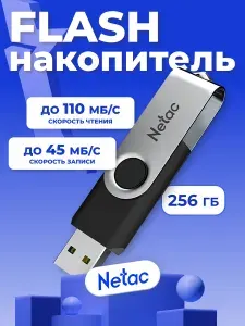 Netac Флешка USB 256 ГБ U505