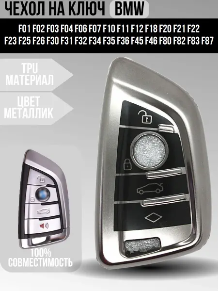 Чехол металлик из термопластика для автомобильного ключа